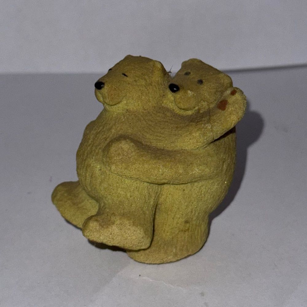 Horsing around Tan Bear Figurine